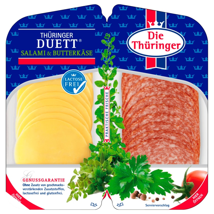 Thüringer Duett Salami & Butterkäse 2x50g